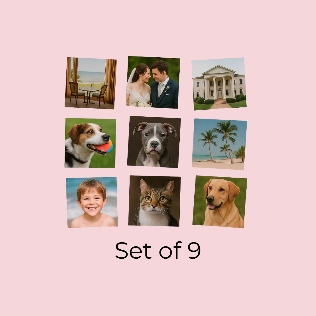 Photo Magnet Set of 9