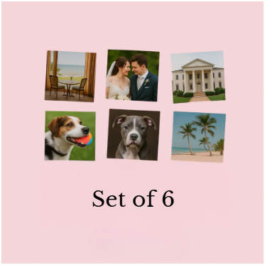 Photo Magnet Set of 6